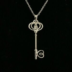Silver Key Necklace